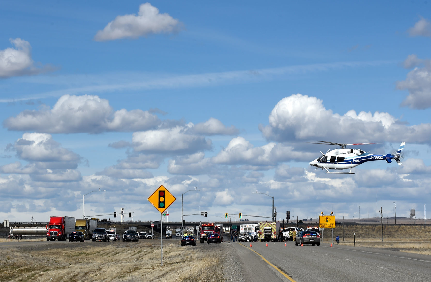 Crash near Hwy. 93 and I-84 junction